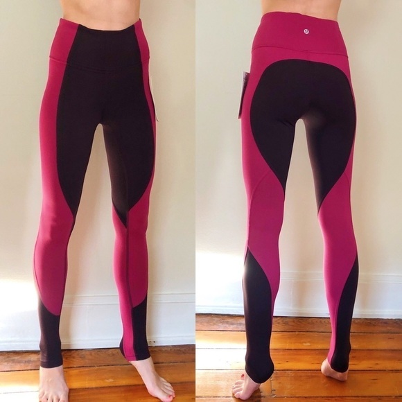 NWT Lululemon Yoga Wake & Train tights Leggings